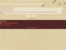 Tablet Screenshot of discoveryourselfdubai.blogspot.com