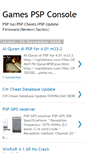 Mobile Screenshot of gamespspconsole.blogspot.com