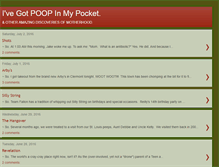 Tablet Screenshot of poopinmypocket.blogspot.com