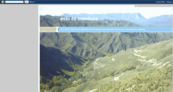 Desktop Screenshot of estoesmendoza.blogspot.com