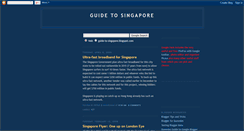 Desktop Screenshot of guide-to-singapore.blogspot.com