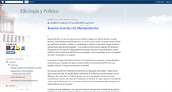 Desktop Screenshot of ideologiaypolitica.blogspot.com