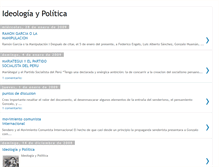 Tablet Screenshot of ideologiaypolitica.blogspot.com