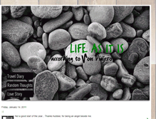 Tablet Screenshot of lifeasitisaccordingtovonviajero.blogspot.com