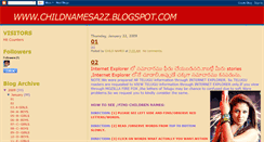 Desktop Screenshot of childnamesa2z.blogspot.com