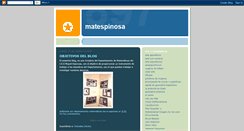Desktop Screenshot of matespinosa.blogspot.com