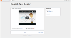 Desktop Screenshot of englishtestcenter.blogspot.com