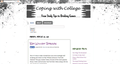 Desktop Screenshot of copingwithcollege.blogspot.com