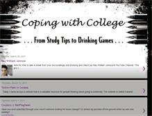 Tablet Screenshot of copingwithcollege.blogspot.com