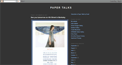 Desktop Screenshot of papertalks.blogspot.com