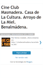 Mobile Screenshot of cineclubmasmadera.blogspot.com
