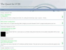 Tablet Screenshot of cisco-networkers.blogspot.com