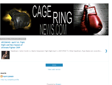 Tablet Screenshot of cageringnews.blogspot.com