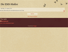 Tablet Screenshot of emsmakler.blogspot.com