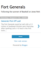 Mobile Screenshot of fortgenerals.blogspot.com