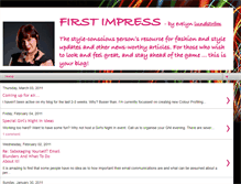 Tablet Screenshot of firstimpressionsaustralia.blogspot.com