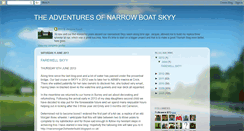 Desktop Screenshot of narrowboatskyy.blogspot.com