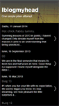 Mobile Screenshot of iblogmyhead.blogspot.com