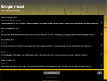 Tablet Screenshot of iblogmyhead.blogspot.com