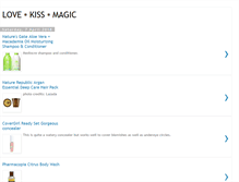 Tablet Screenshot of lovekissmagic.blogspot.com