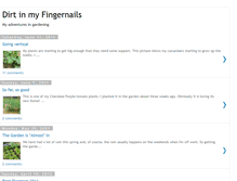 Tablet Screenshot of dirtinmyfingernails.blogspot.com