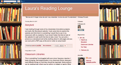 Desktop Screenshot of laurasreadinglounge.blogspot.com