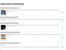 Tablet Screenshot of educandohonduras.blogspot.com