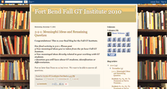 Desktop Screenshot of fallgtinstitute2010.blogspot.com