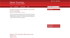 Desktop Screenshot of mundo-tecnologia-global.blogspot.com