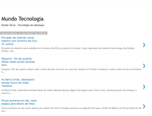 Tablet Screenshot of mundo-tecnologia-global.blogspot.com