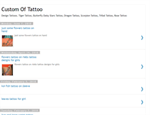 Tablet Screenshot of custom-of-tattoo.blogspot.com