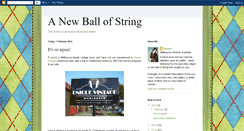 Desktop Screenshot of anewballofstring.blogspot.com