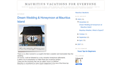 Desktop Screenshot of mauritiusvacationforeveryone.blogspot.com