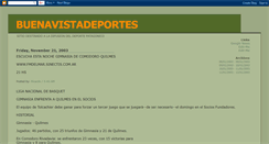 Desktop Screenshot of buenavistadeportes.blogspot.com
