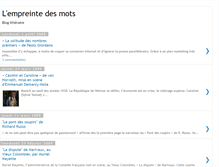Tablet Screenshot of empreintedesmots.blogspot.com