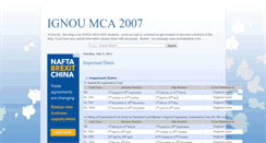 Desktop Screenshot of mca2007.blogspot.com