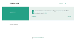 Desktop Screenshot of casadalaxe.blogspot.com