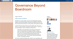 Desktop Screenshot of governancebeyondboardroom.blogspot.com