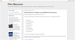 Desktop Screenshot of phineasmessmer.blogspot.com
