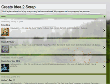 Tablet Screenshot of createidea2scrap.blogspot.com