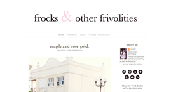 Desktop Screenshot of frocksandotherfrivolities.blogspot.com