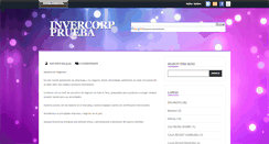 Desktop Screenshot of invercorperu.blogspot.com
