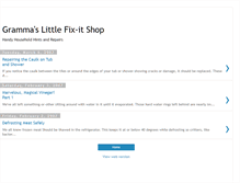 Tablet Screenshot of grammas-repair-clean-fix.blogspot.com