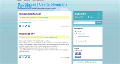 Desktop Screenshot of muotitaivas.blogspot.com