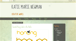 Desktop Screenshot of katiemarienewman.blogspot.com