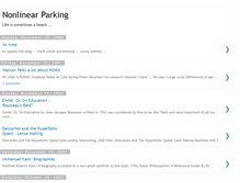 Tablet Screenshot of nonlinearparking.blogspot.com