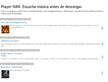 Tablet Screenshot of playermusicnaw.blogspot.com