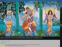 Tablet Screenshot of harekrishnainfo.blogspot.com