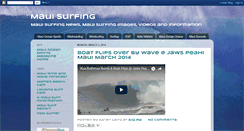 Desktop Screenshot of mauisurfing.blogspot.com