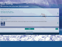 Tablet Screenshot of mauisurfing.blogspot.com